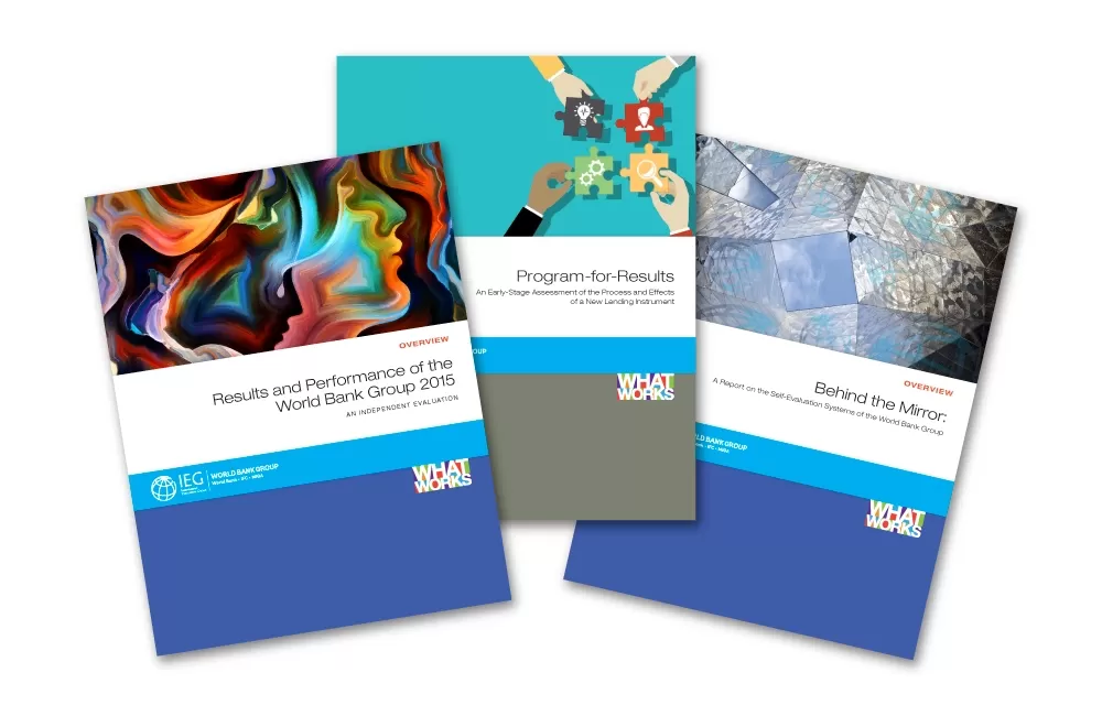 Cover designs for project evaluations