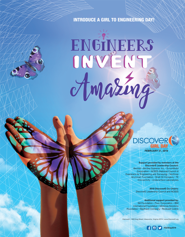 The front of the 2019 Girl Day poster