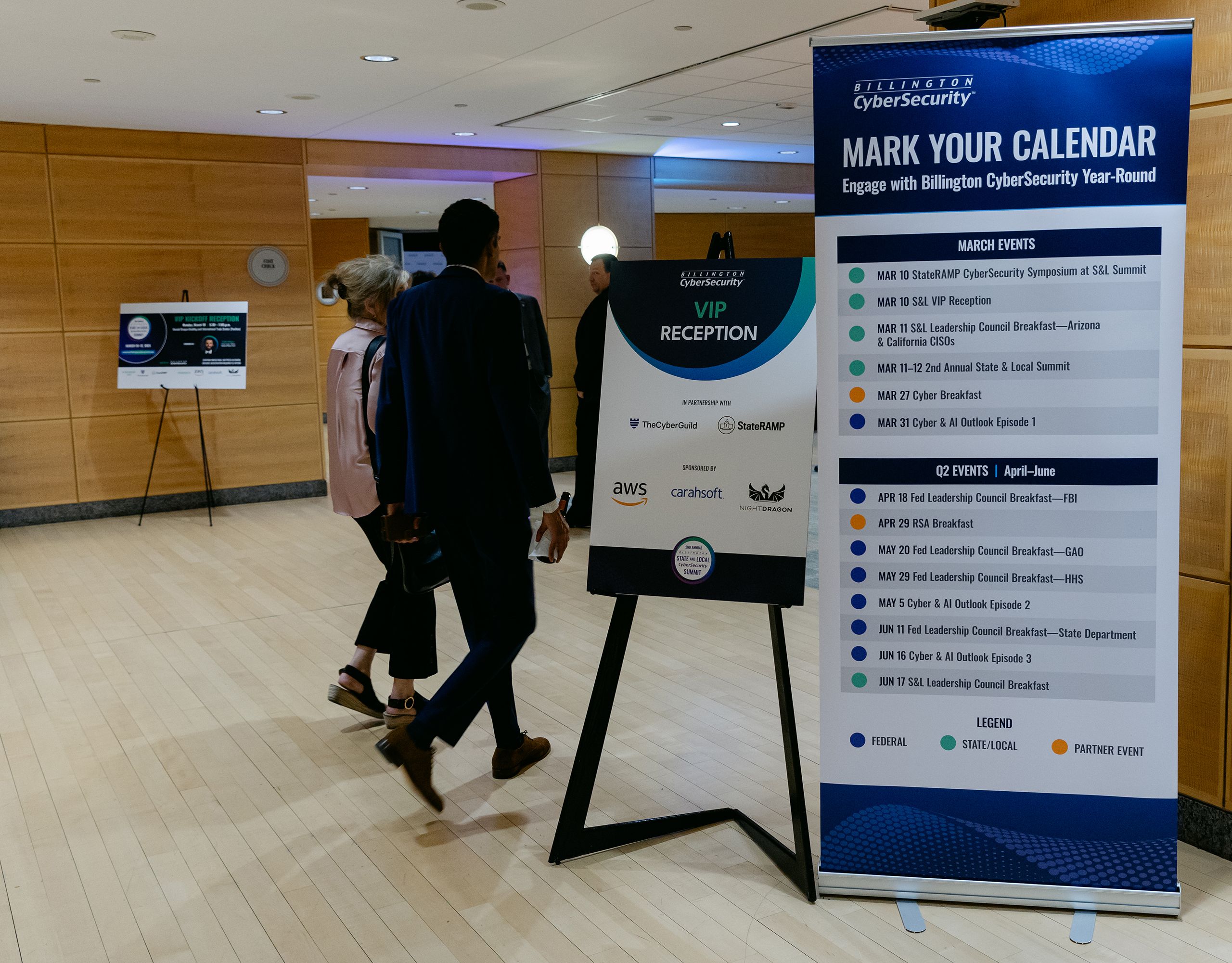 VIP and Upcoming Events Signage