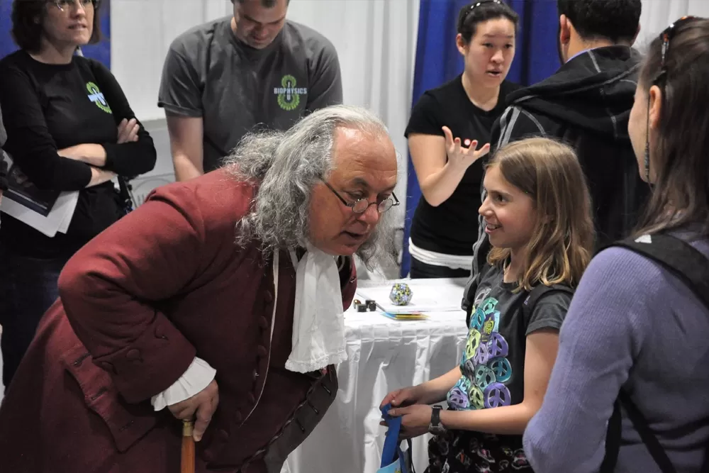 Ben Franklin (possibly an impersonator)