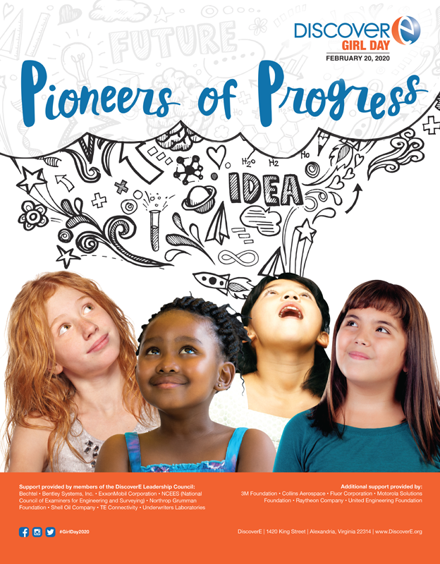 The front of the 2020 Girl Day poster