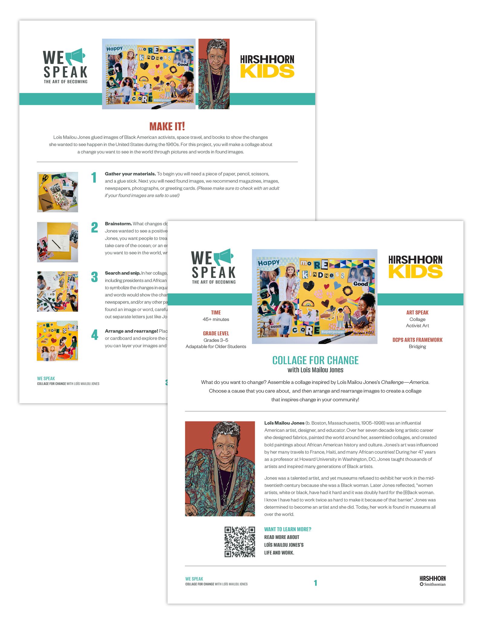 Hirshhorn Kids Worksheet