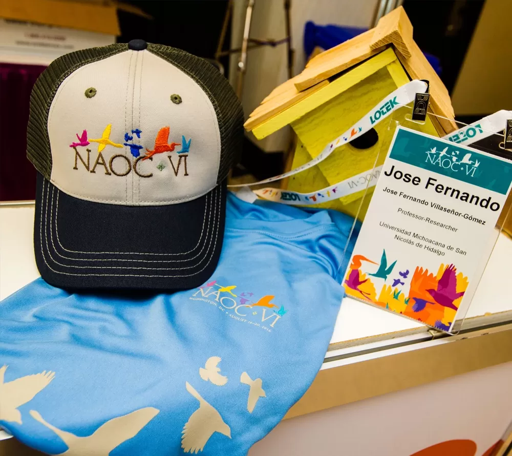 Merchandise was available for purchase online during registration and was picked up onsite by the attendees