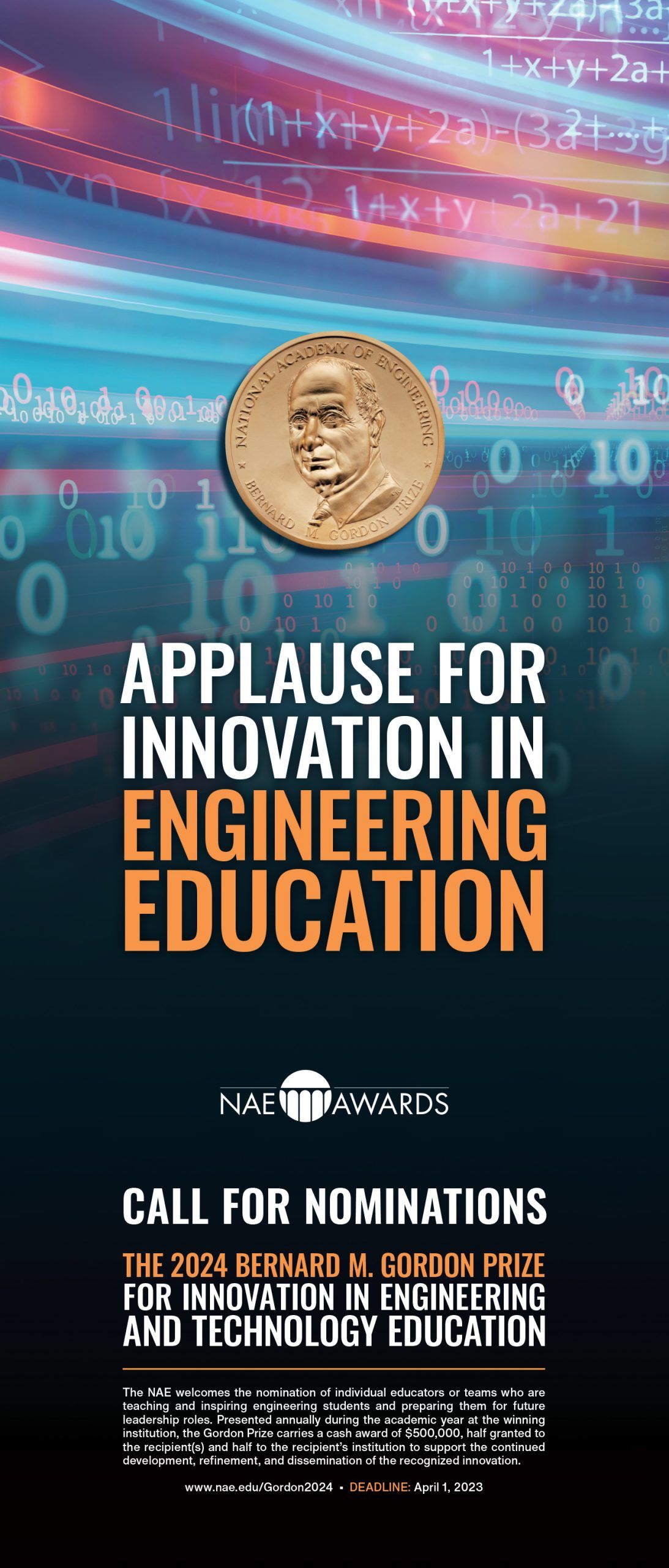 2024 Bernard M. Gordon Prize Poster