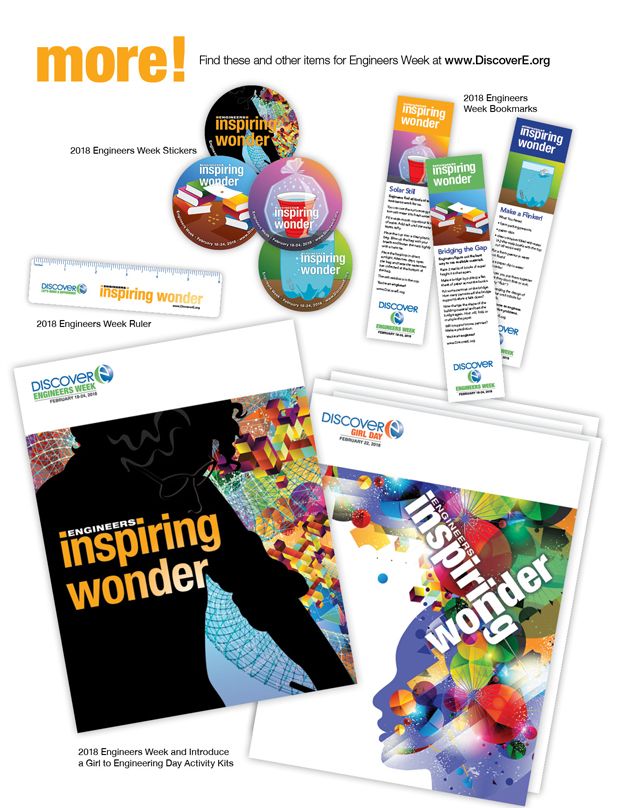 Back of the 2018 shopping insert that features some of the products we created.