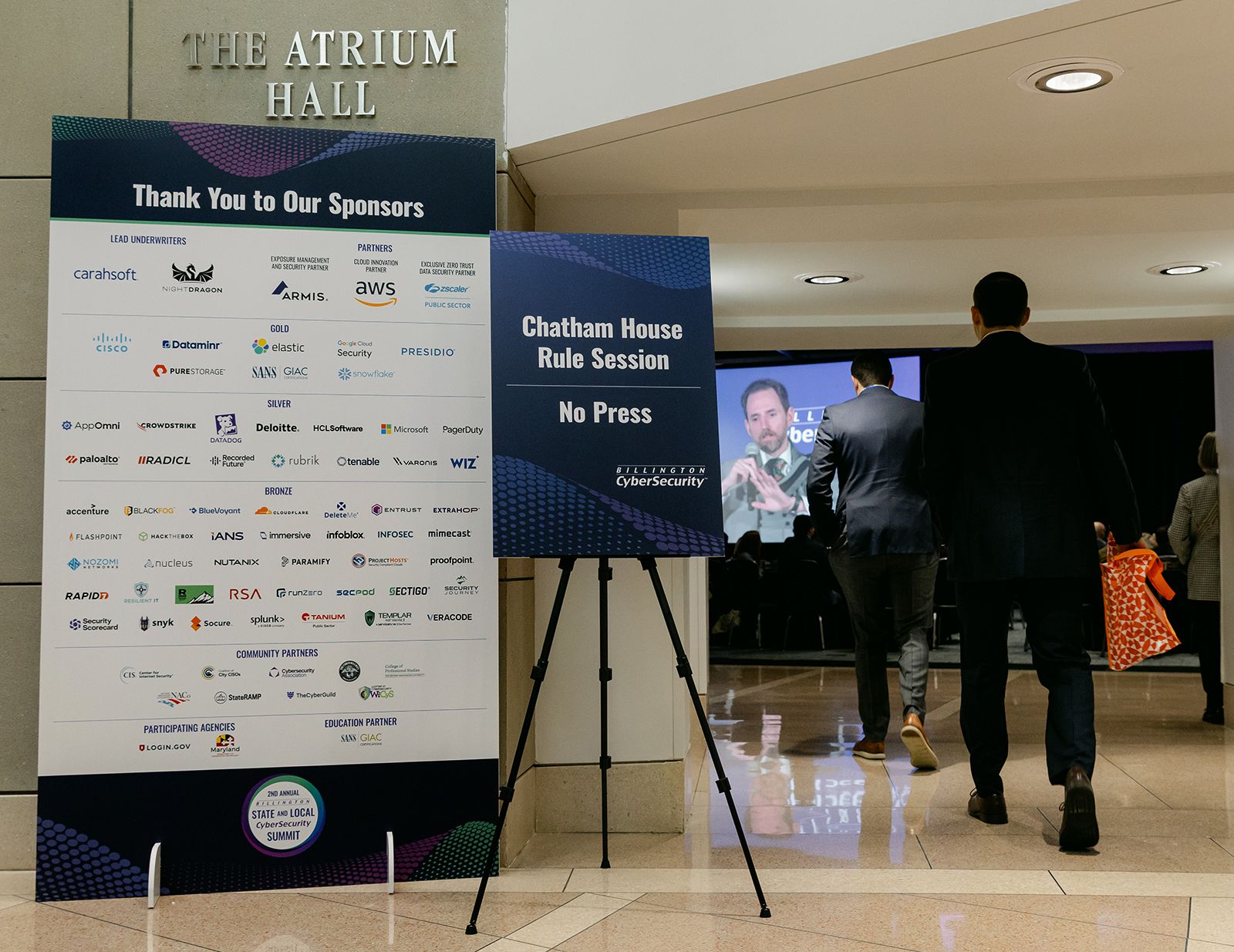 2nd Annual State and Local Summit Sponsor Signage