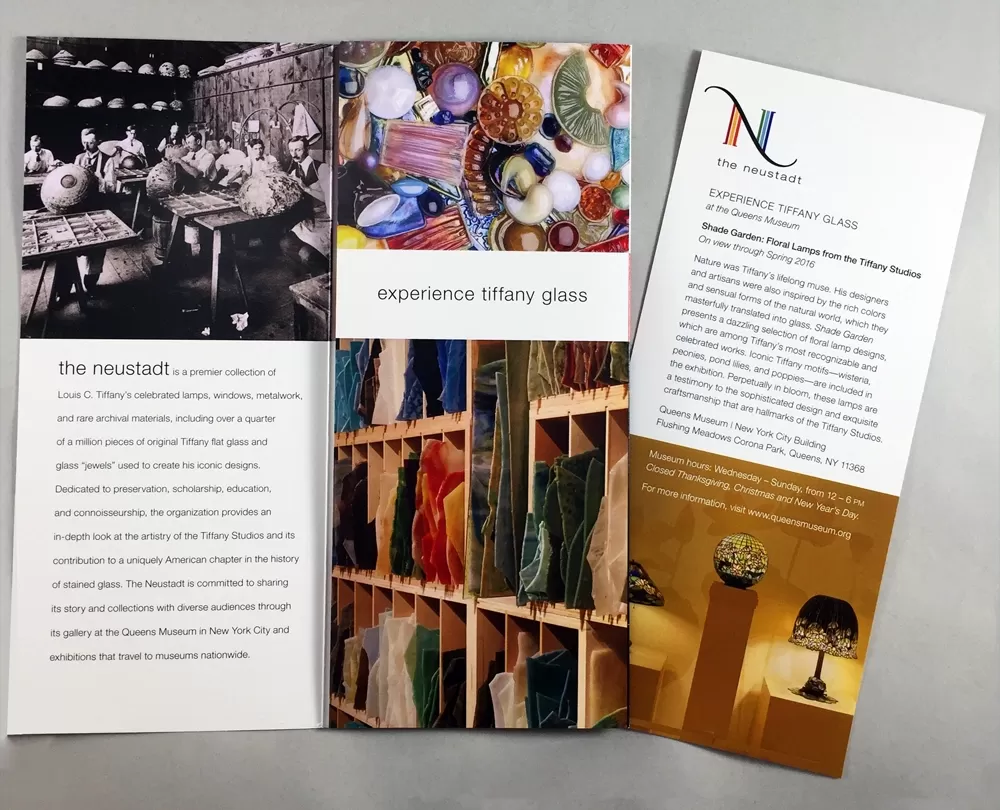 Brochures and single sheets explain the Collection's breadth, beauty, and history