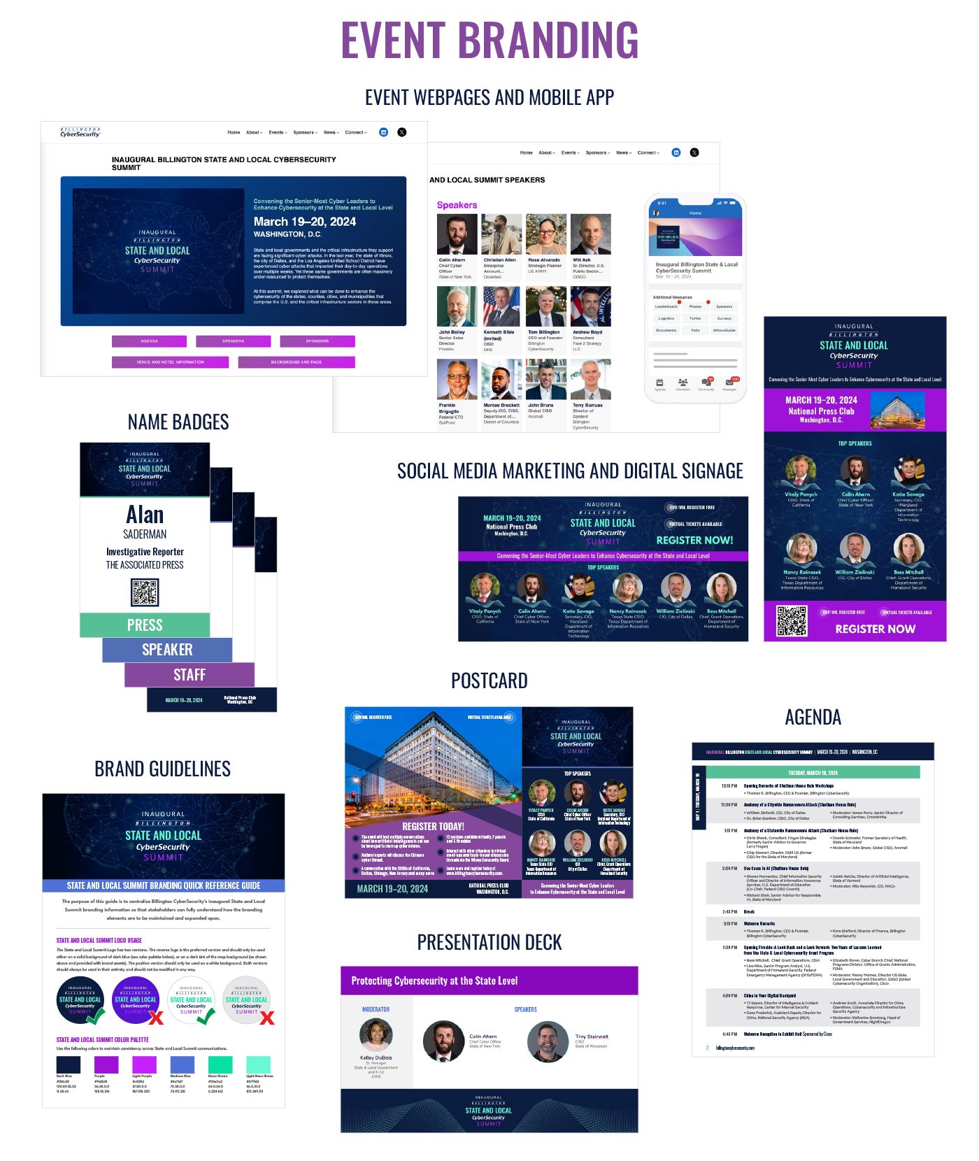 Billington State and Local Summit Event Branding Snapshot