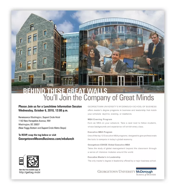 A variation of more than 60 different ads