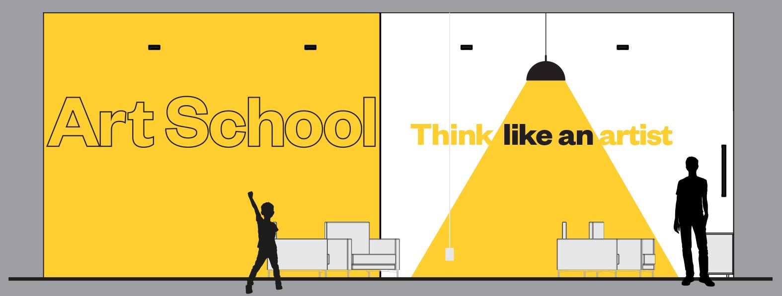 Hirshhorn Art School Conceptual Drawing