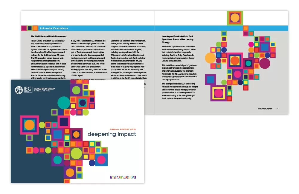 The 2015 Annual Report for the Independent Evaluation Group of the World Bank
