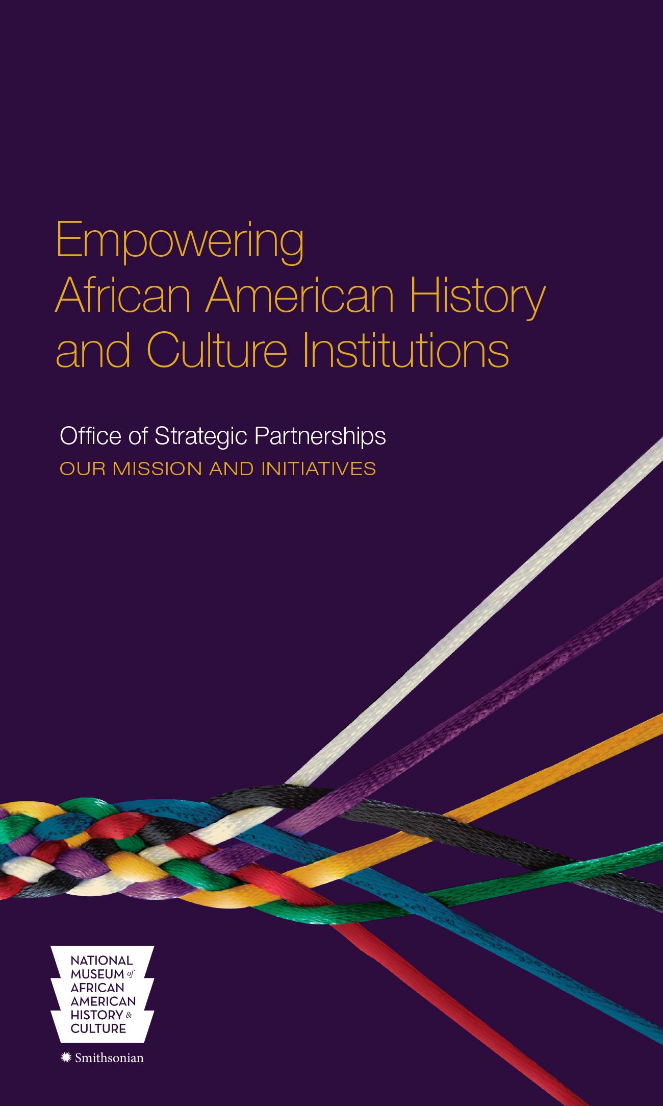 Brochure for National Museum of African American History and Culture