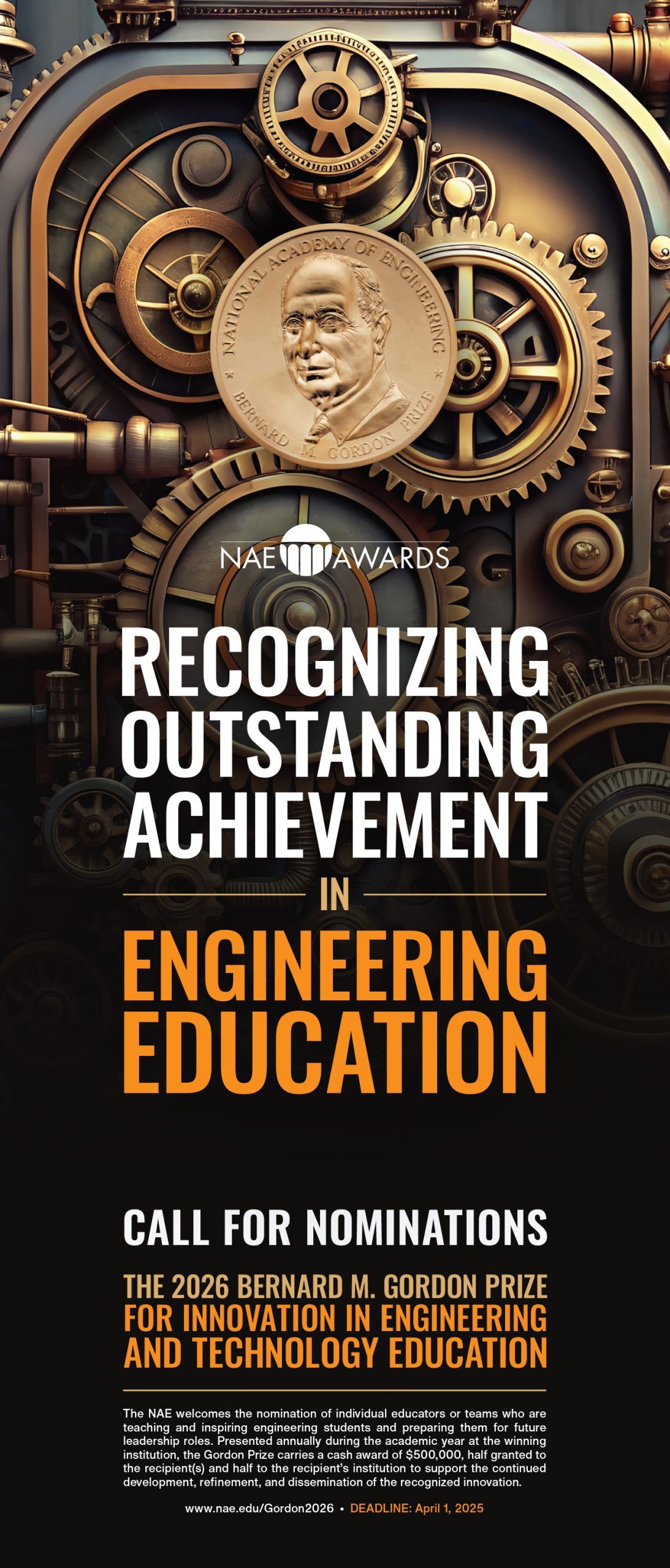 2026 Bernard M. Gordon Prize Poster