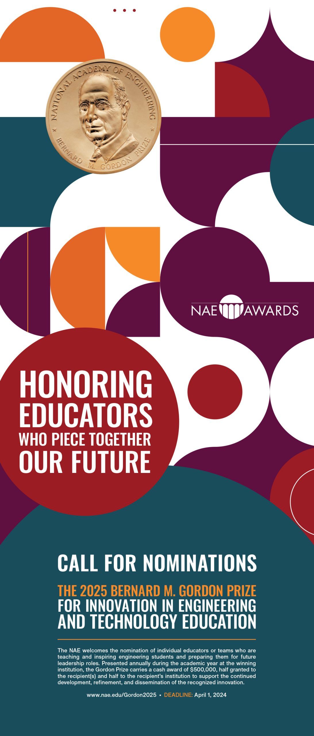 2025 Bernard M. Gordon Prize Poster